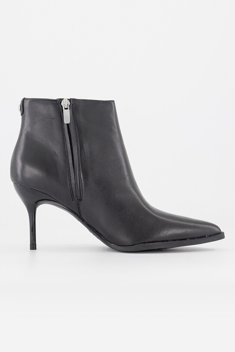 NINE WEST Кожени боти Jacks с остър връх - Pepit.bg