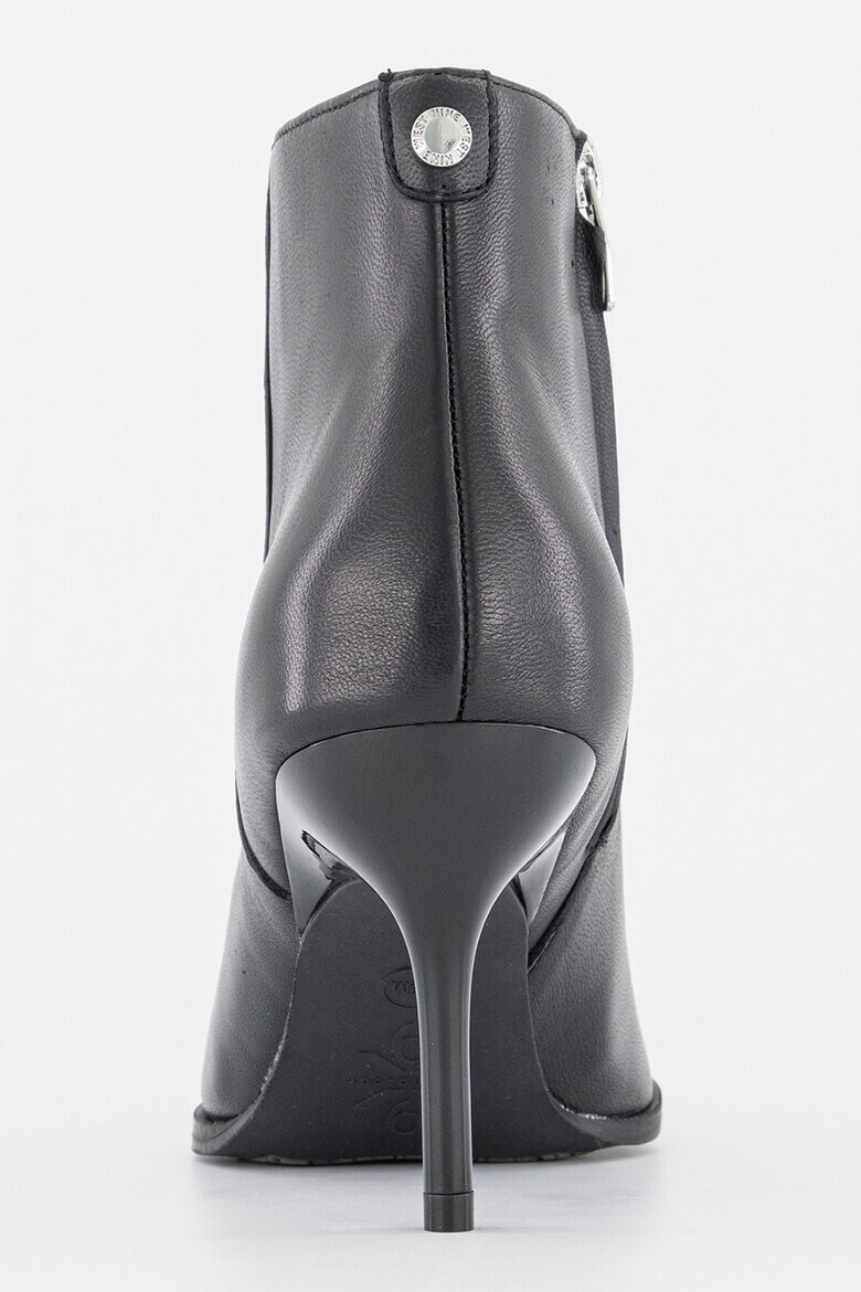 NINE WEST Кожени боти Jacks с остър връх - Pepit.bg