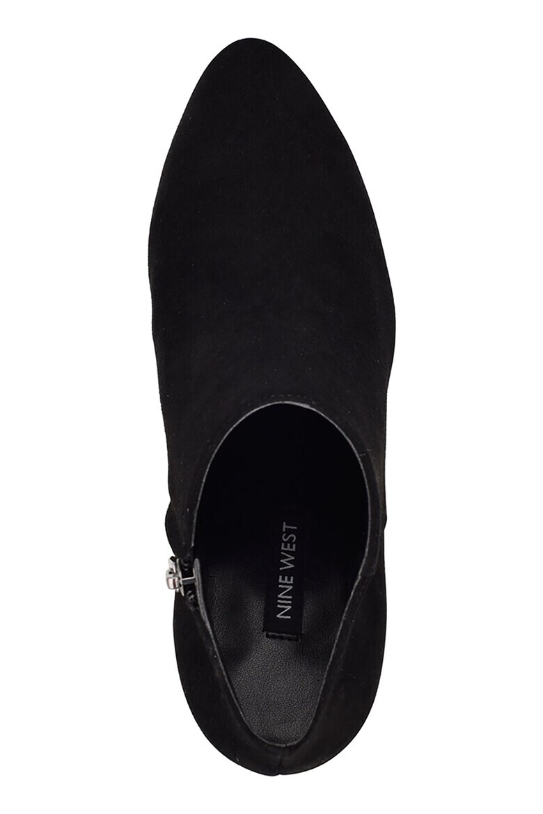 NINE WEST Кожени боти с остър връх - Pepit.bg