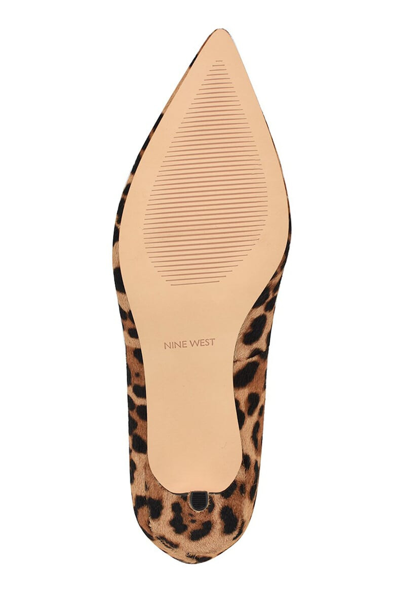 NINE WEST Кожени обувки Arlene с остър връх - Pepit.bg