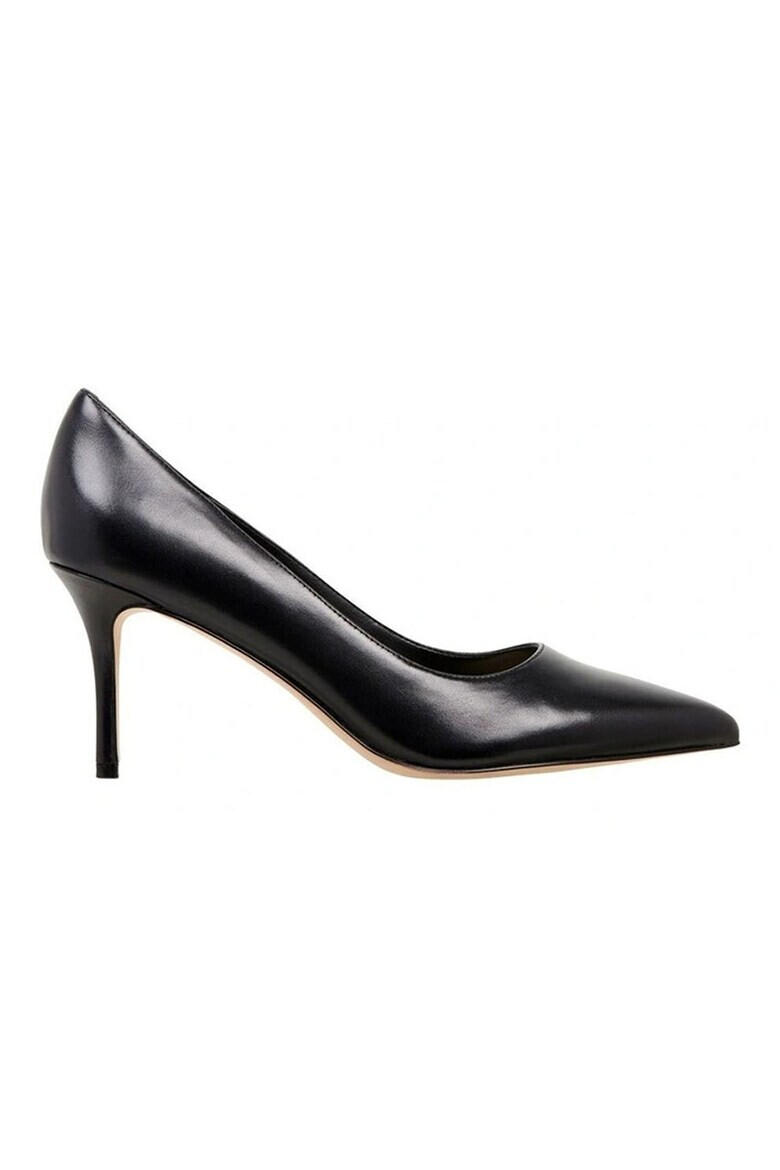 NINE WEST Кожени обувки Mailin с остър връх - Черен - Pepit.bg