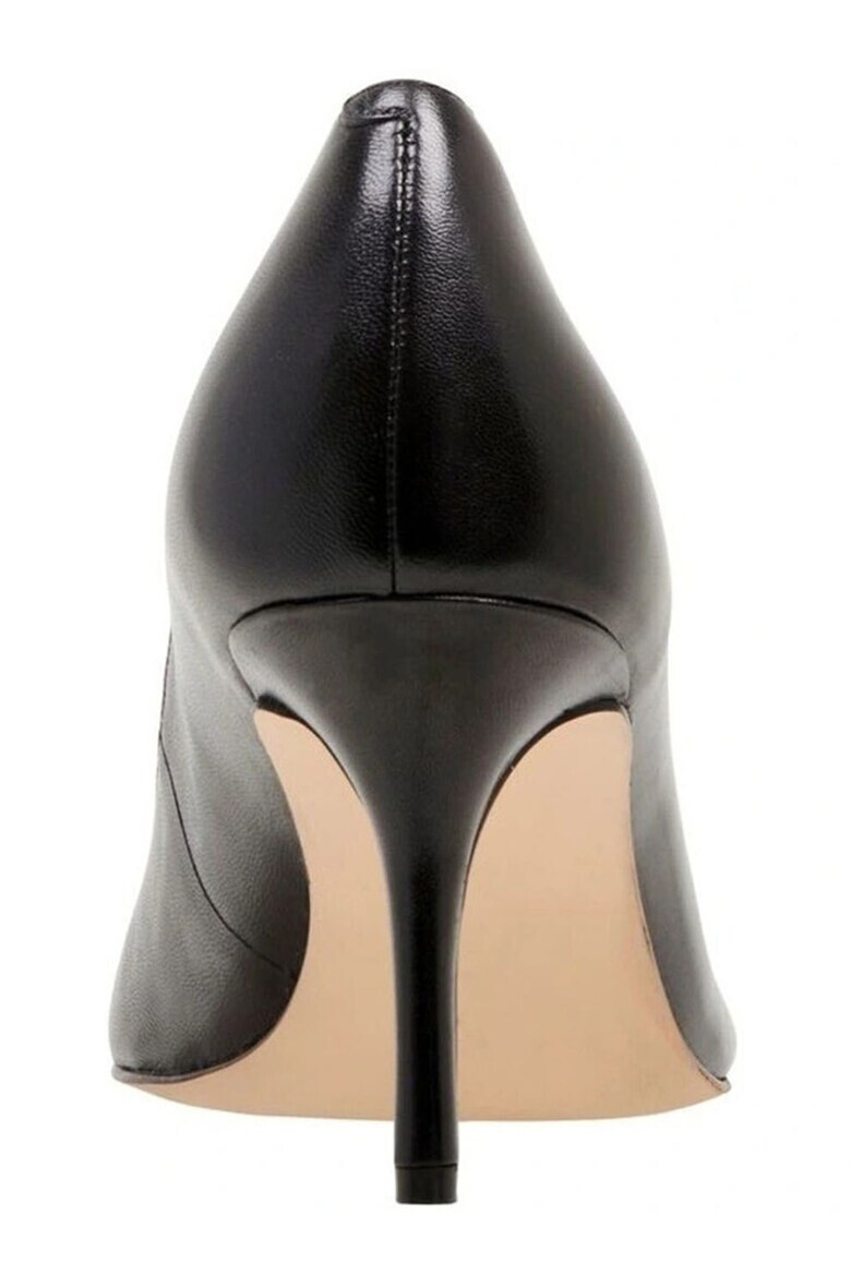 NINE WEST Кожени обувки Mailin с остър връх - Черен - Pepit.bg