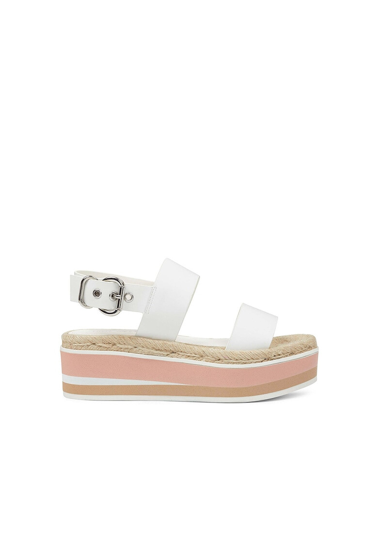 NINE WEST Кожени сандали Athena тип еспадрили - Pepit.bg