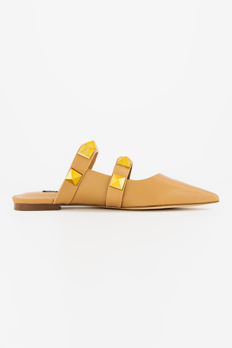 NINE WEST Кожено сабо Dua с капси - Pepit.bg