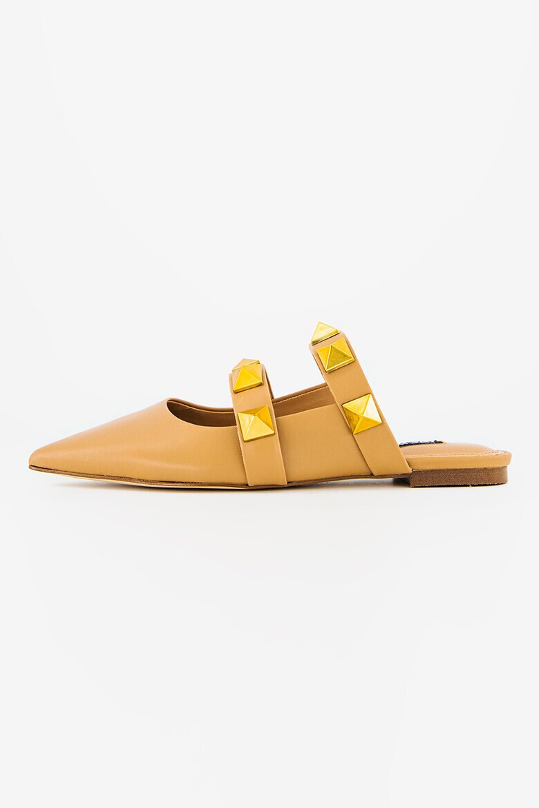 NINE WEST Кожено сабо Dua с капси - Pepit.bg