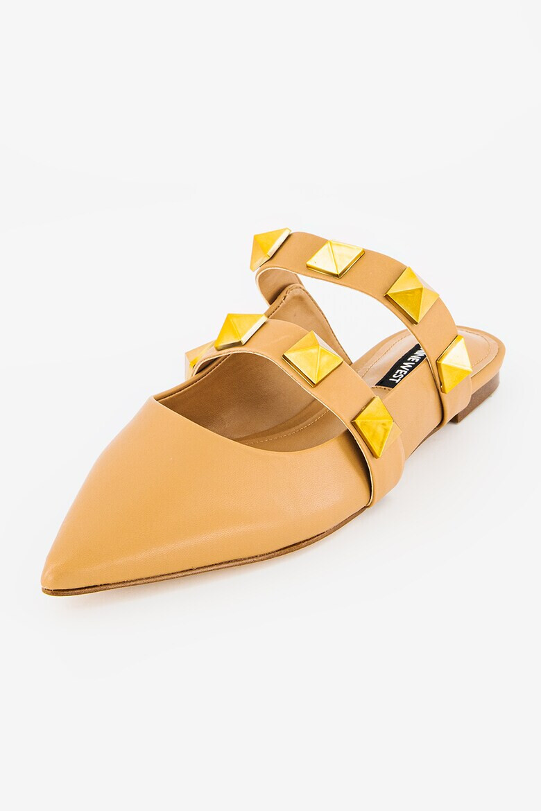 NINE WEST Кожено сабо Dua с капси - Pepit.bg