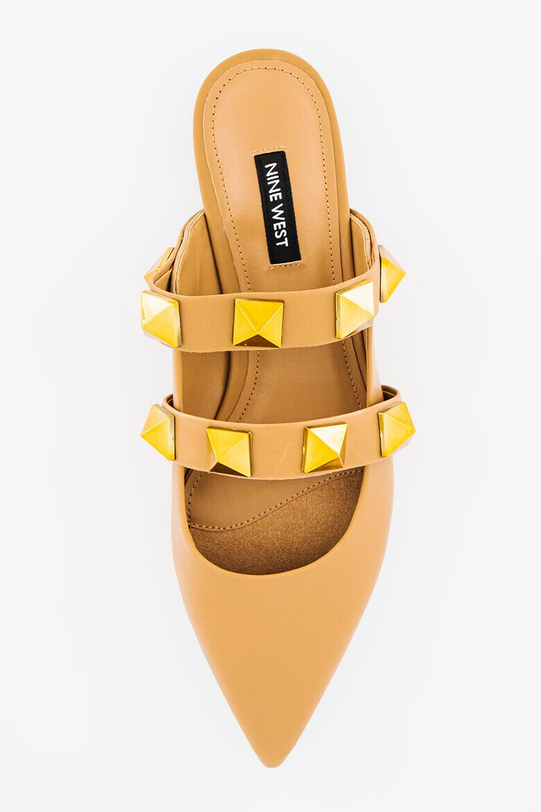 NINE WEST Кожено сабо Dua с капси - Pepit.bg