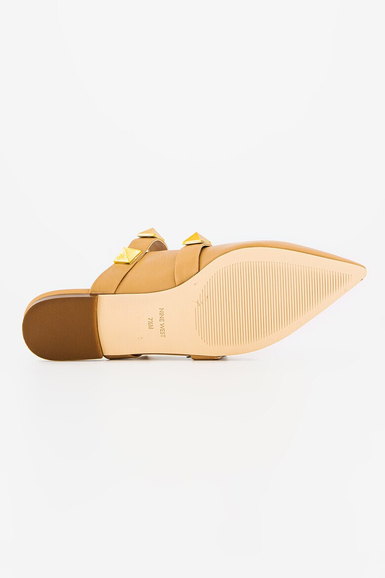 NINE WEST Кожено сабо Dua с капси - Pepit.bg
