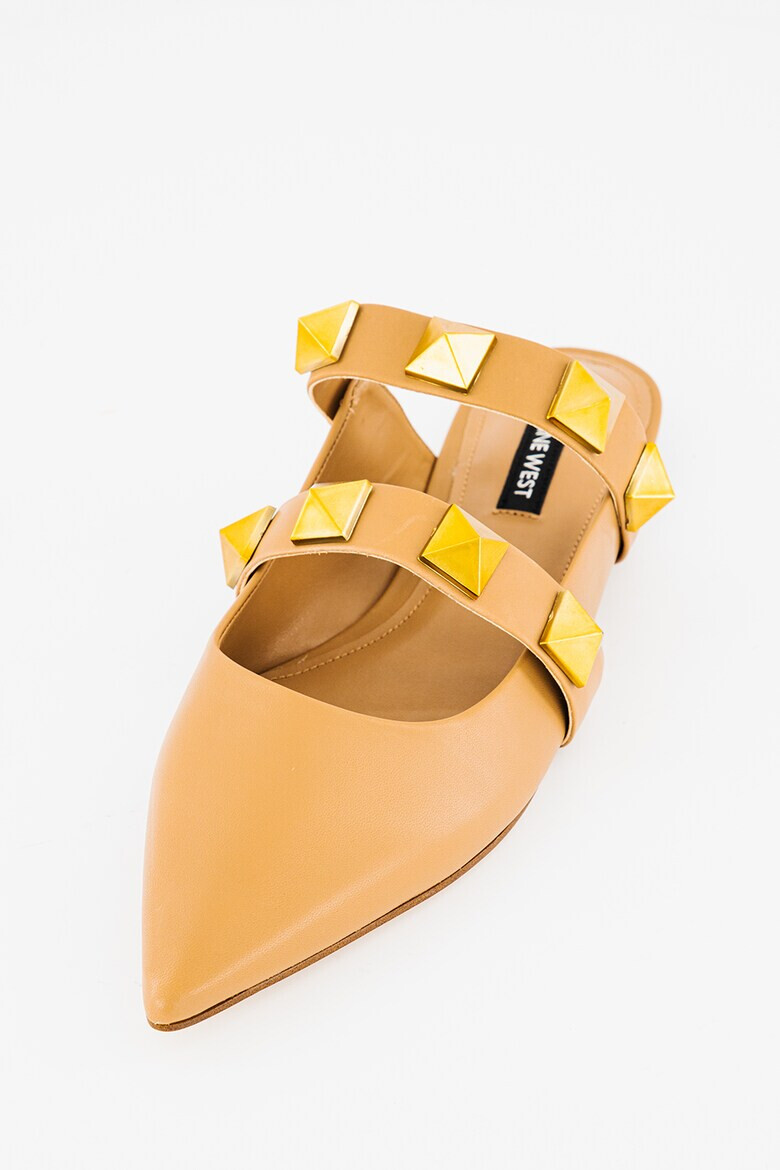 NINE WEST Кожено сабо Dua с капси - Pepit.bg