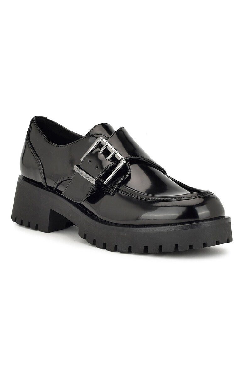 NINE WEST Мокасини Araise с лачен ефект - Pepit.bg