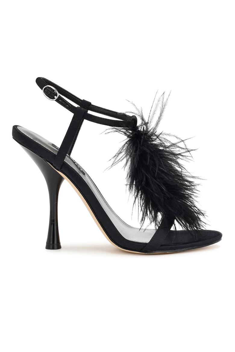 NINE WEST Сандали с каишки и пера Milion - Pepit.bg