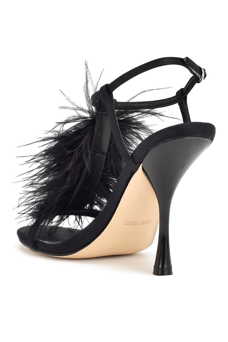 NINE WEST Сандали с каишки и пера Milion - Pepit.bg