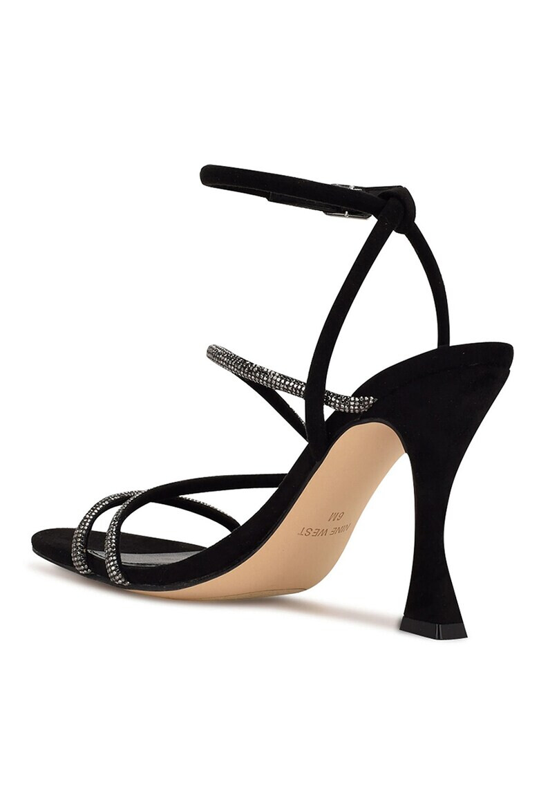 NINE WEST Текстилни сандали Blitz с висок ток - Pepit.bg