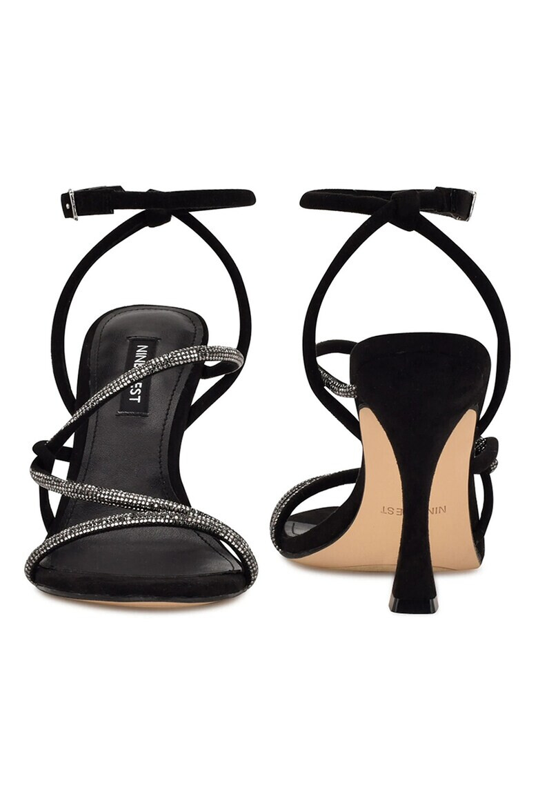 NINE WEST Текстилни сандали Blitz с висок ток - Pepit.bg