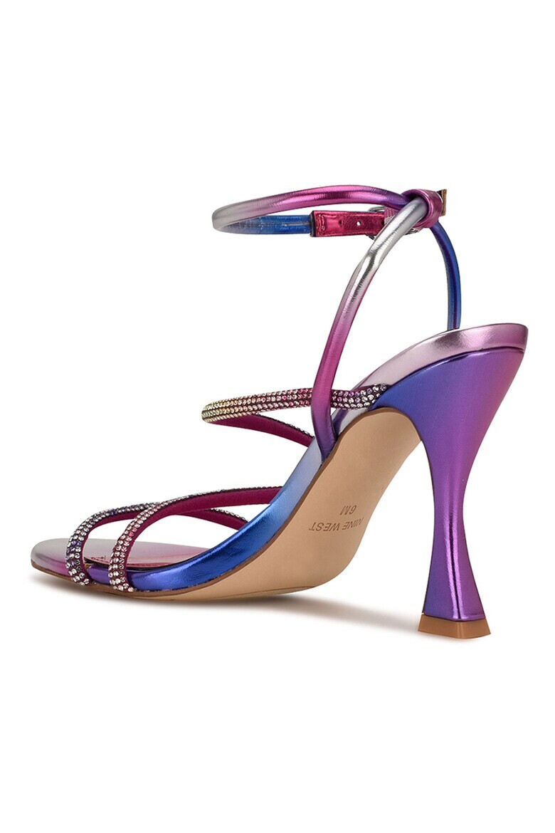 NINE WEST Текстилни сандали Blitz с висок ток - Pepit.bg