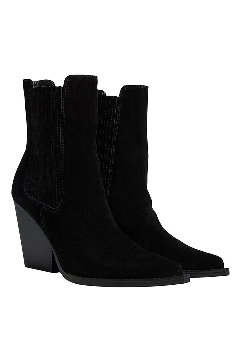 NINE WEST Велурени боти Glena - Pepit.bg
