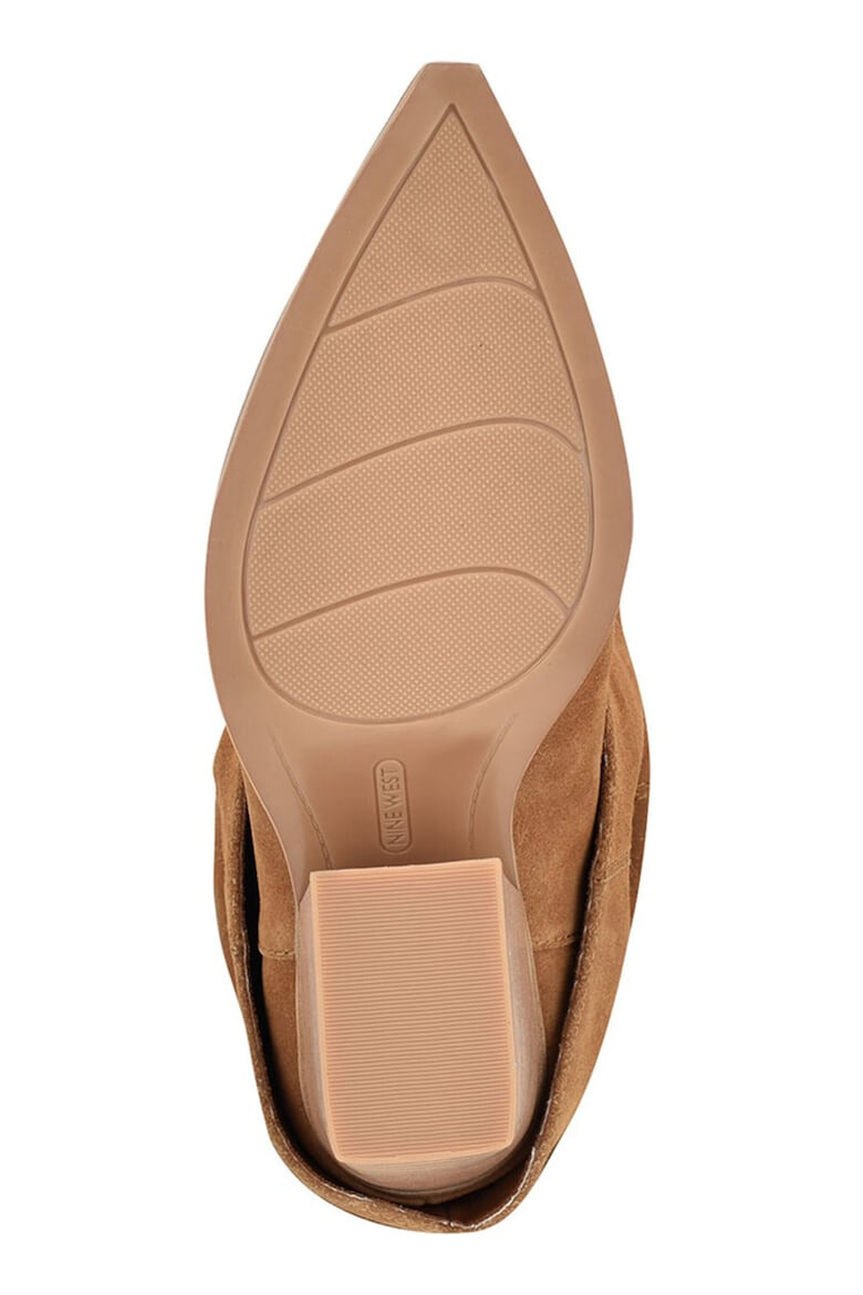 NINE WEST Велурени драпирани ботуши Wilton - Pepit.bg