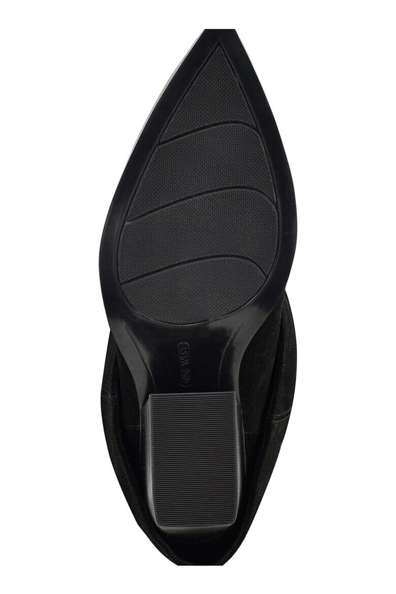 NINE WEST Велурени драпирани ботуши Wilton - Pepit.bg