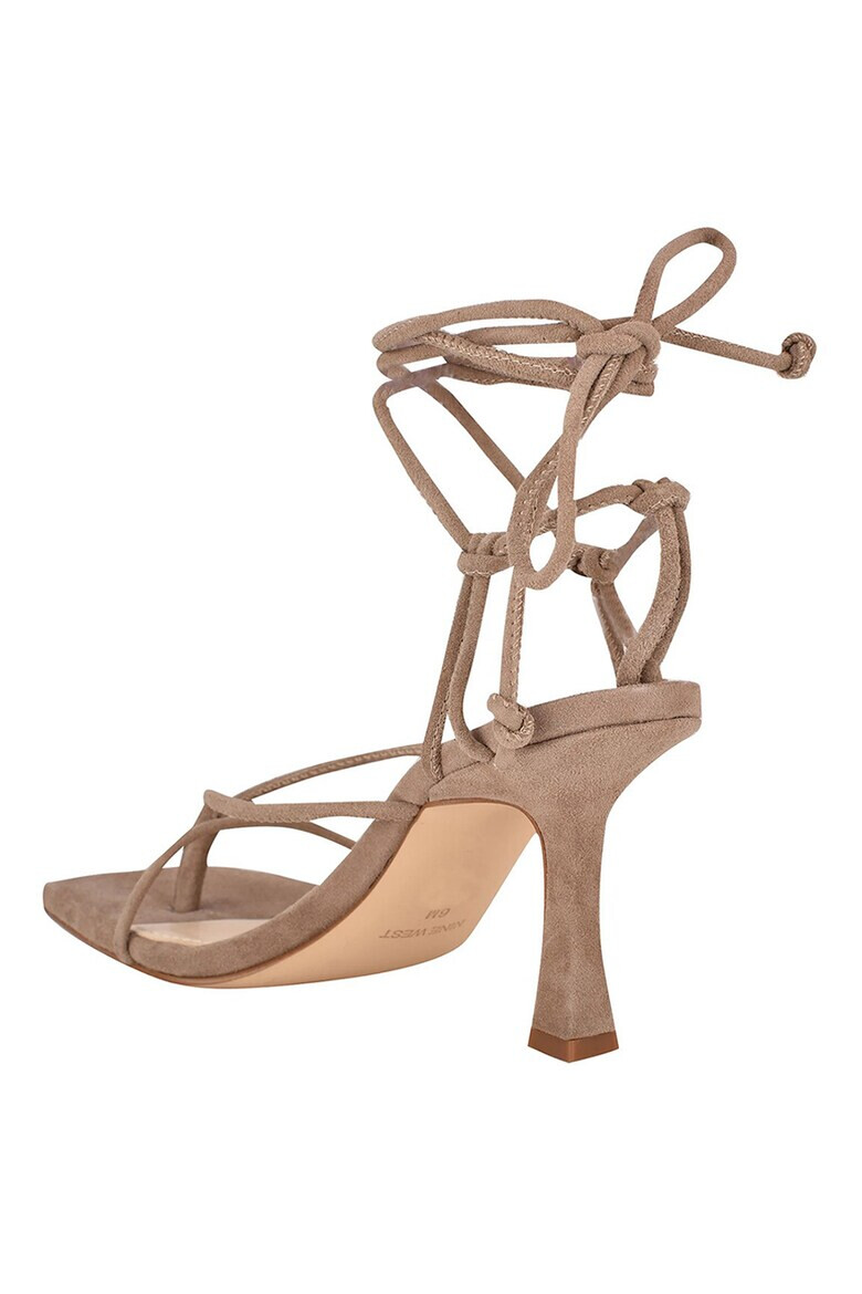 NINE WEST Велурени сандали Yarin с връзки - Pepit.bg