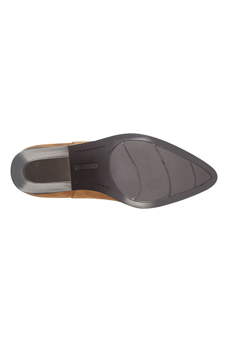 NINE WEST Заострени велурени боти Lexa - Pepit.bg
