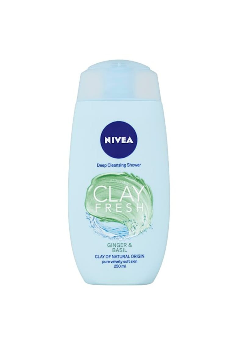 Nivea Душ гел Clay Fresh Ginger & Basil 250 мл - Pepit.bg