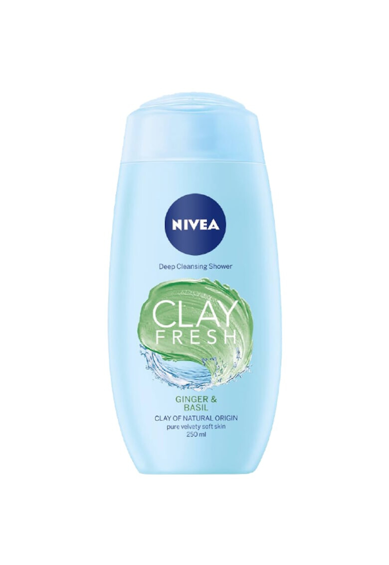 Nivea Душ гел Clay Fresh Ginger & Brasil 500 мл - Pepit.bg