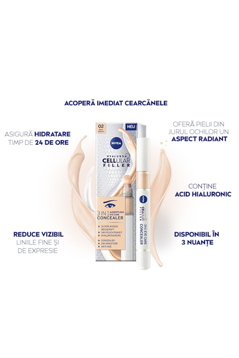 Nivea Хидратиращ коректор за околоочен контур Cellular 3in1 Eye Concealer 4 мл - Pepit.bg