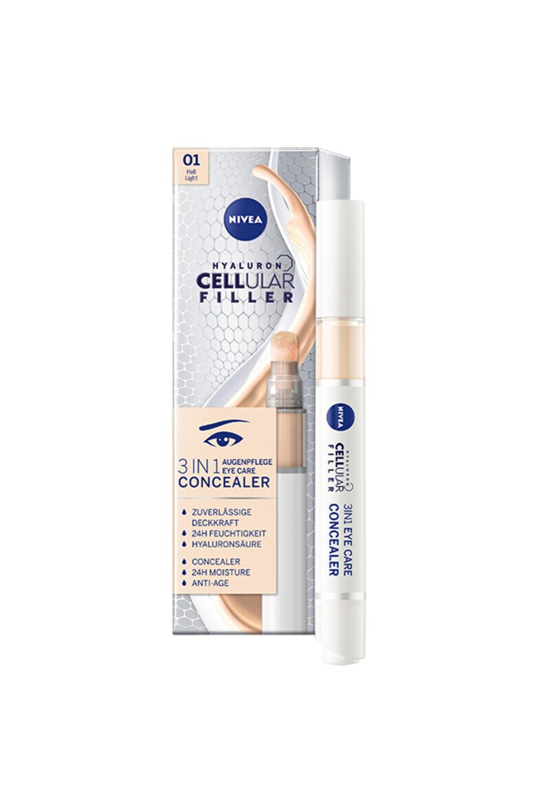 Nivea Хидратиращ коректор за околоочен контур Cellular 3in1 Eye Concealer - 4 мл - Pepit.bg