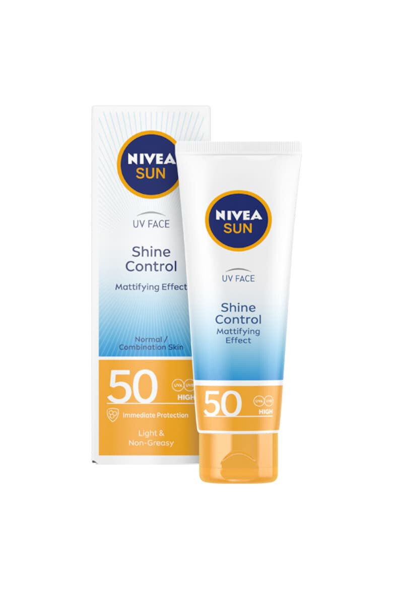 Nivea Крем за лице със слънцезащитен и матиращ ефект Sun Shine Control SPF 50 50 мл - Pepit.bg