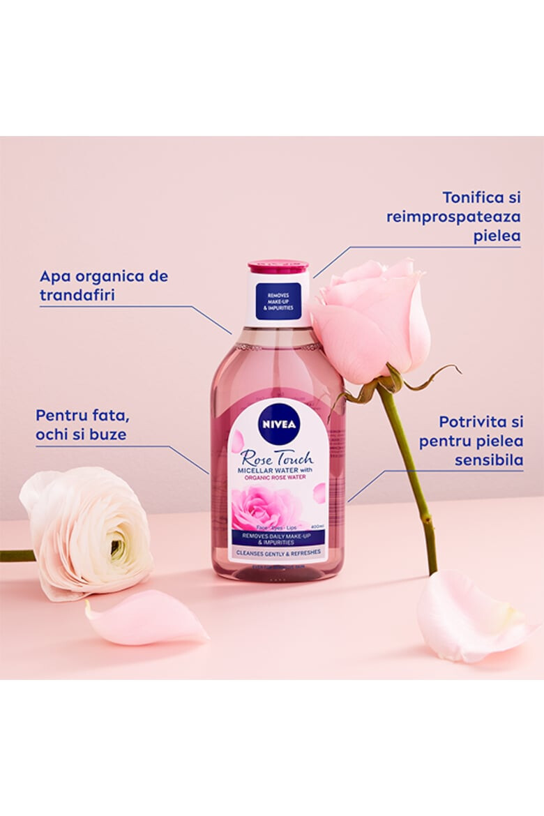 Nivea Мицеларна вода Rose Touch С органична розова вода 400 мл - Pepit.bg