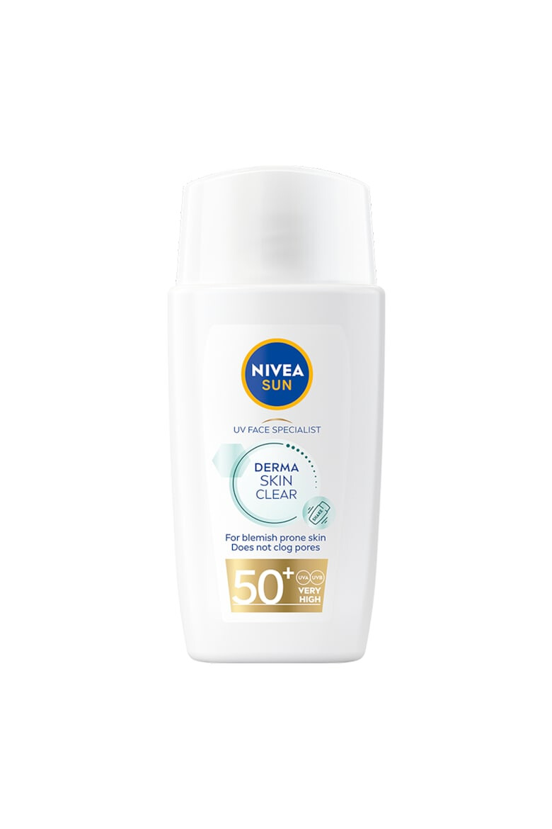 Nivea Слънцезащитен флуид sun derma skin clear skin С ниацинамид и FPS50+ 40 мл - Pepit.bg