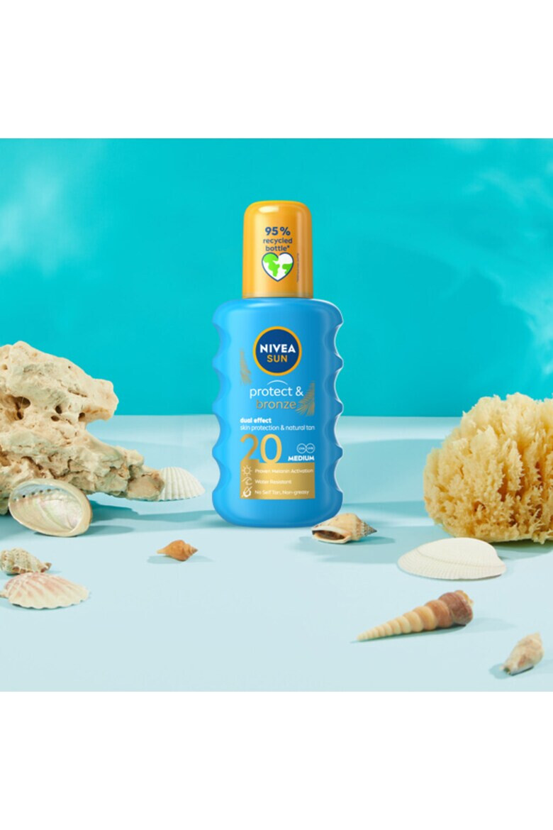 Nivea Спрей за слънцезащита и тен Sun Protect & Bronze - Pepit.bg