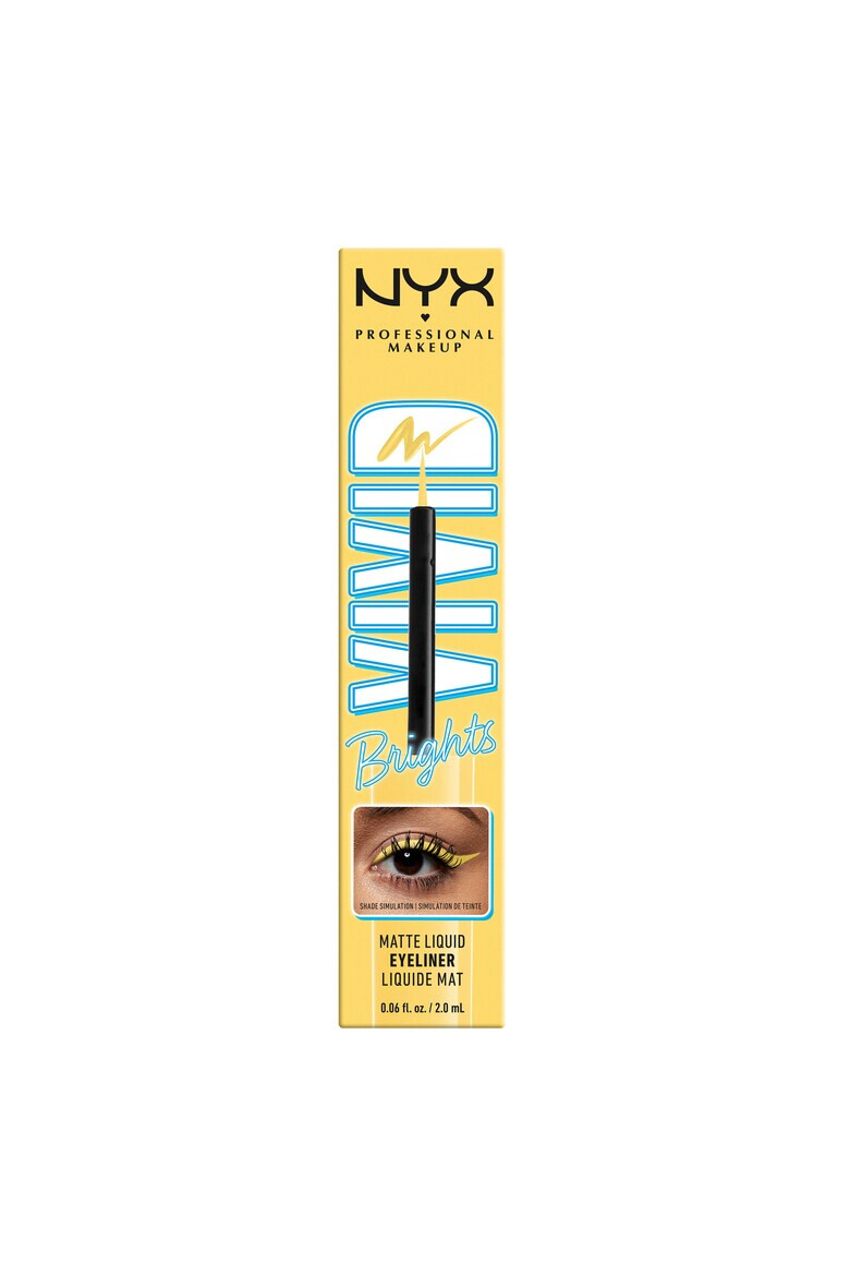 NYX Professional Makeup Очна линия NYX PM Vivid Brights Colored Liquid Eyeiner - Pepit.bg