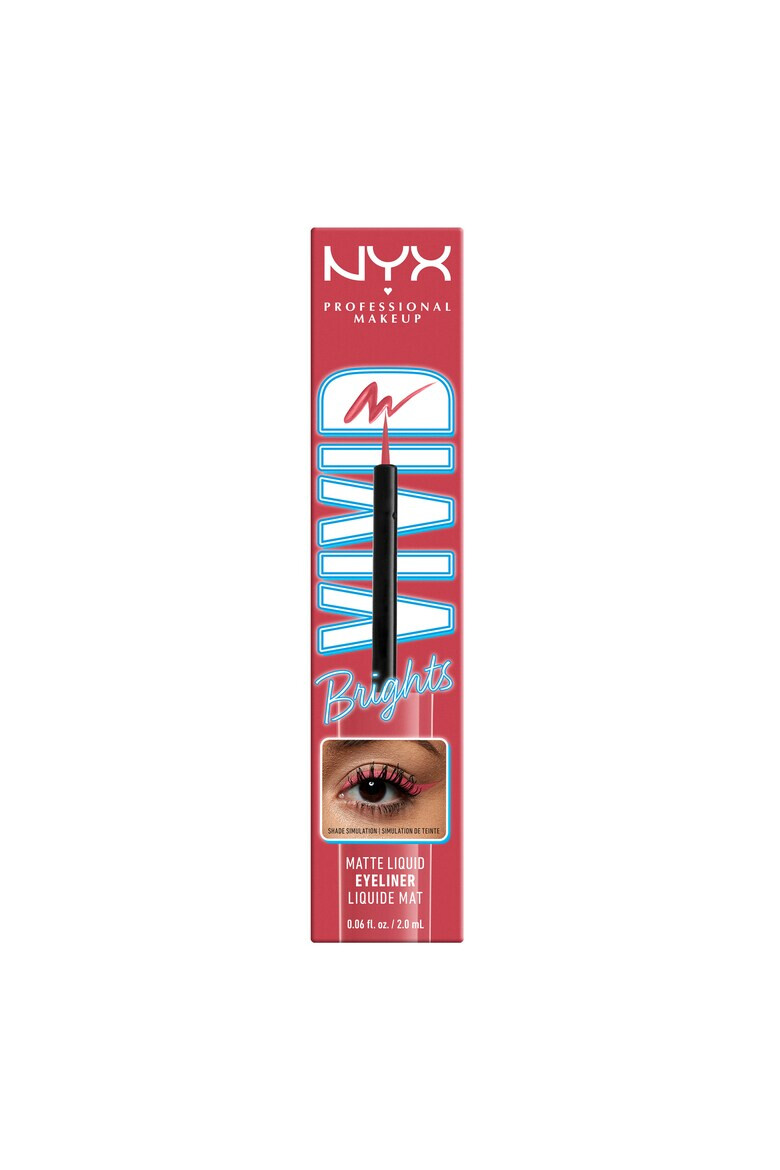 NYX Professional Makeup Очна линия NYX PM Vivid Brights Colored Liquid Eyeiner - Pepit.bg