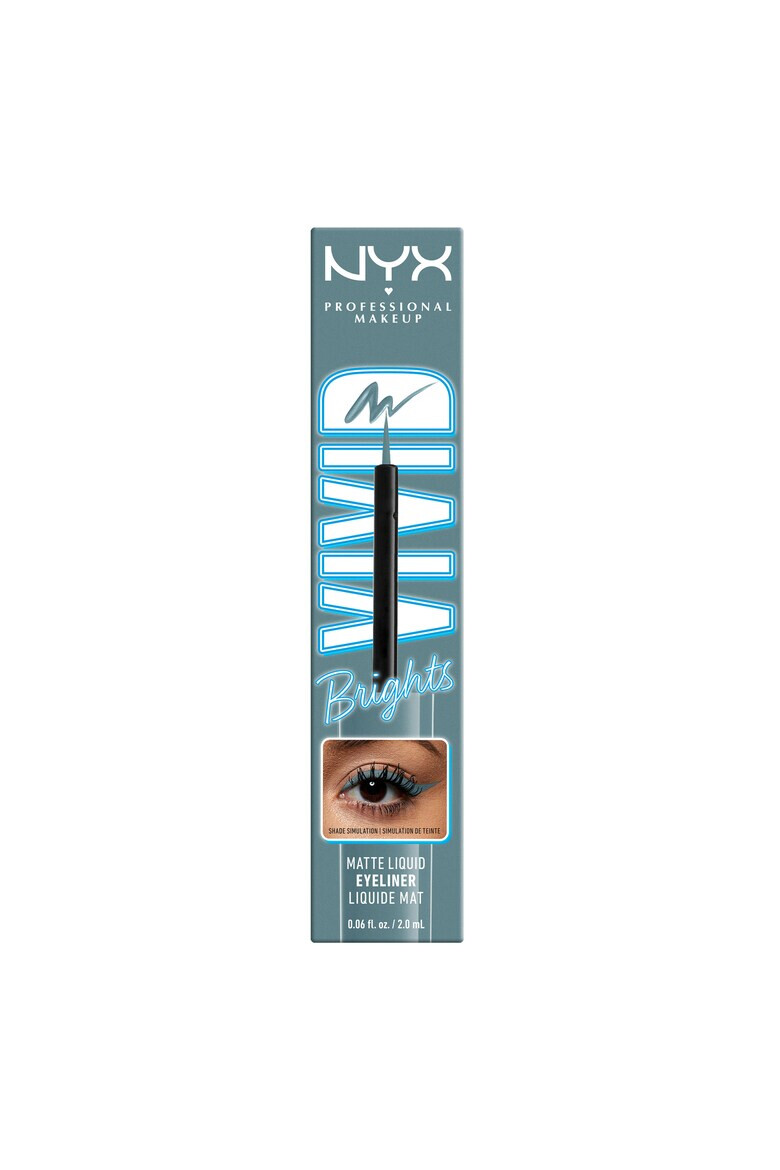 NYX Professional Makeup Очна линия NYX PM Vivid Brights Colored Liquid Eyeiner - Pepit.bg