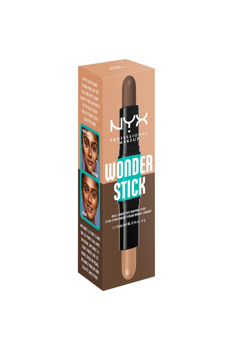 NYX Professional Makeup Стик за подчертаване и контуриране Wonder Stick Dual Face Lift 8 гр - Pepit.bg