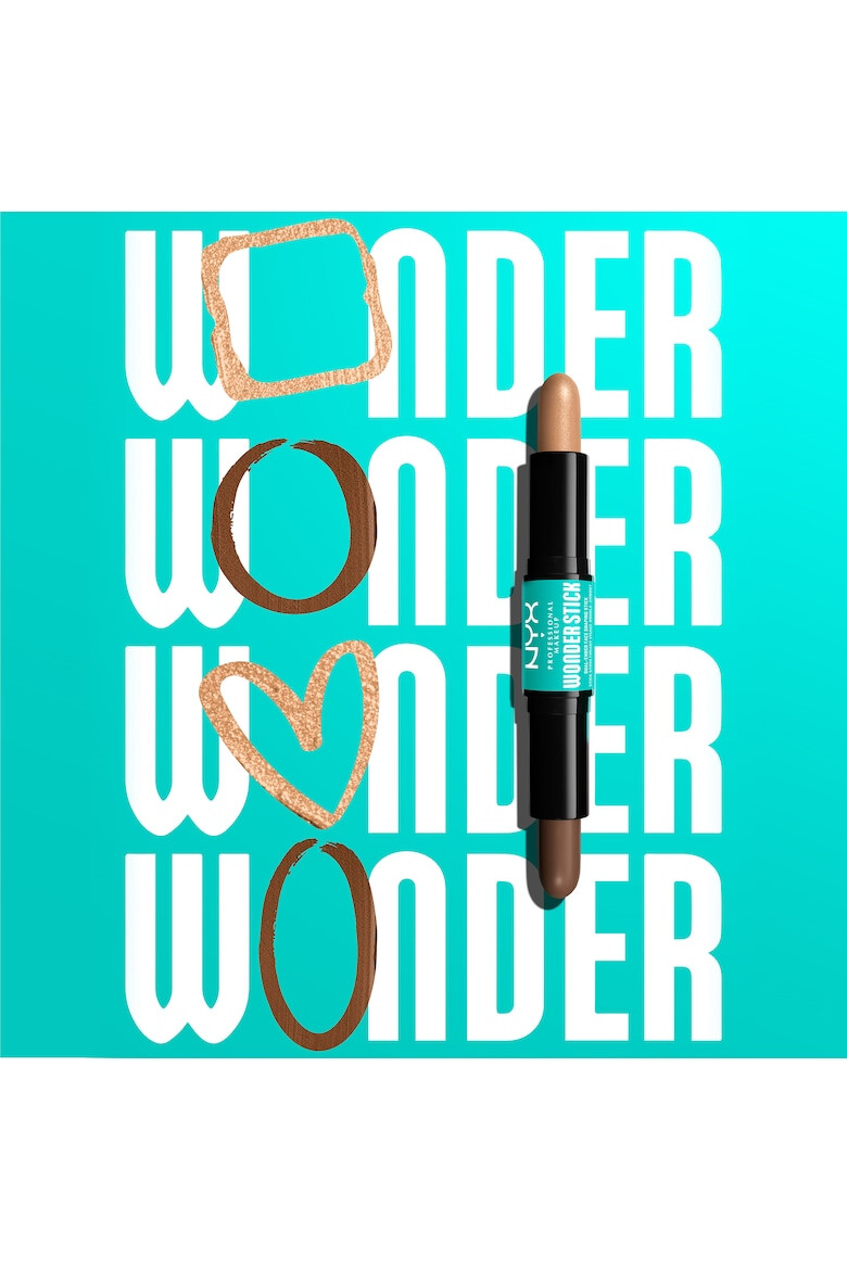 NYX Professional Makeup Стик за подчертаване и контуриране Wonder Stick Dual Face Lift 8 гр - Pepit.bg