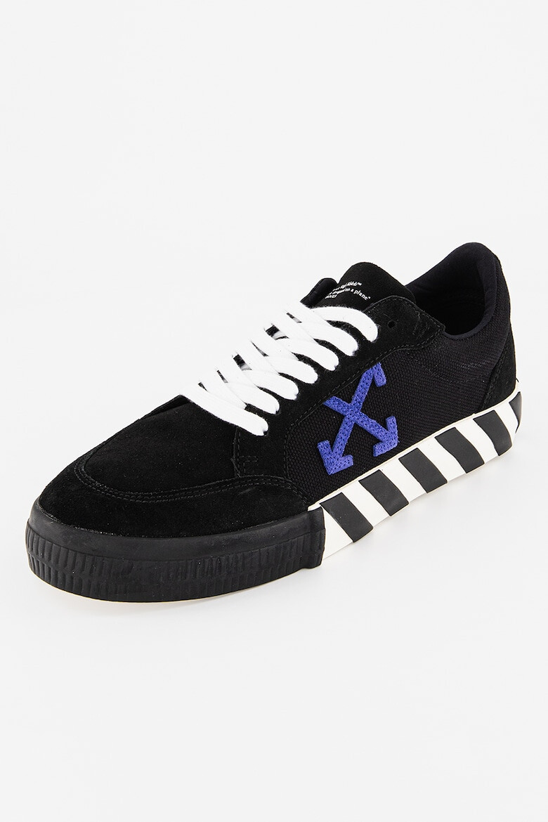 OFF-WHITE Кецове с еко велур - Pepit.bg