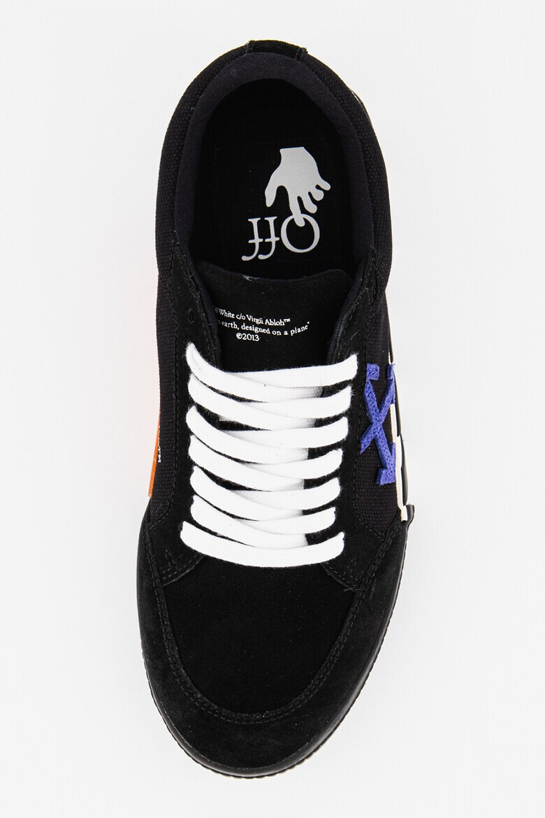 OFF-WHITE Кецове с еко велур - Pepit.bg