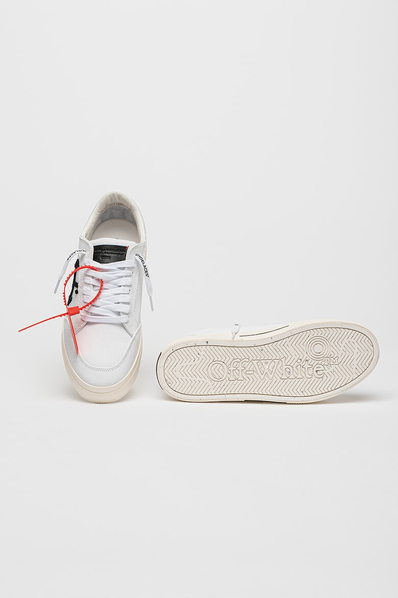 OFF-WHITE Кецове Omia с лого - Бял/Черен - Pepit.bg