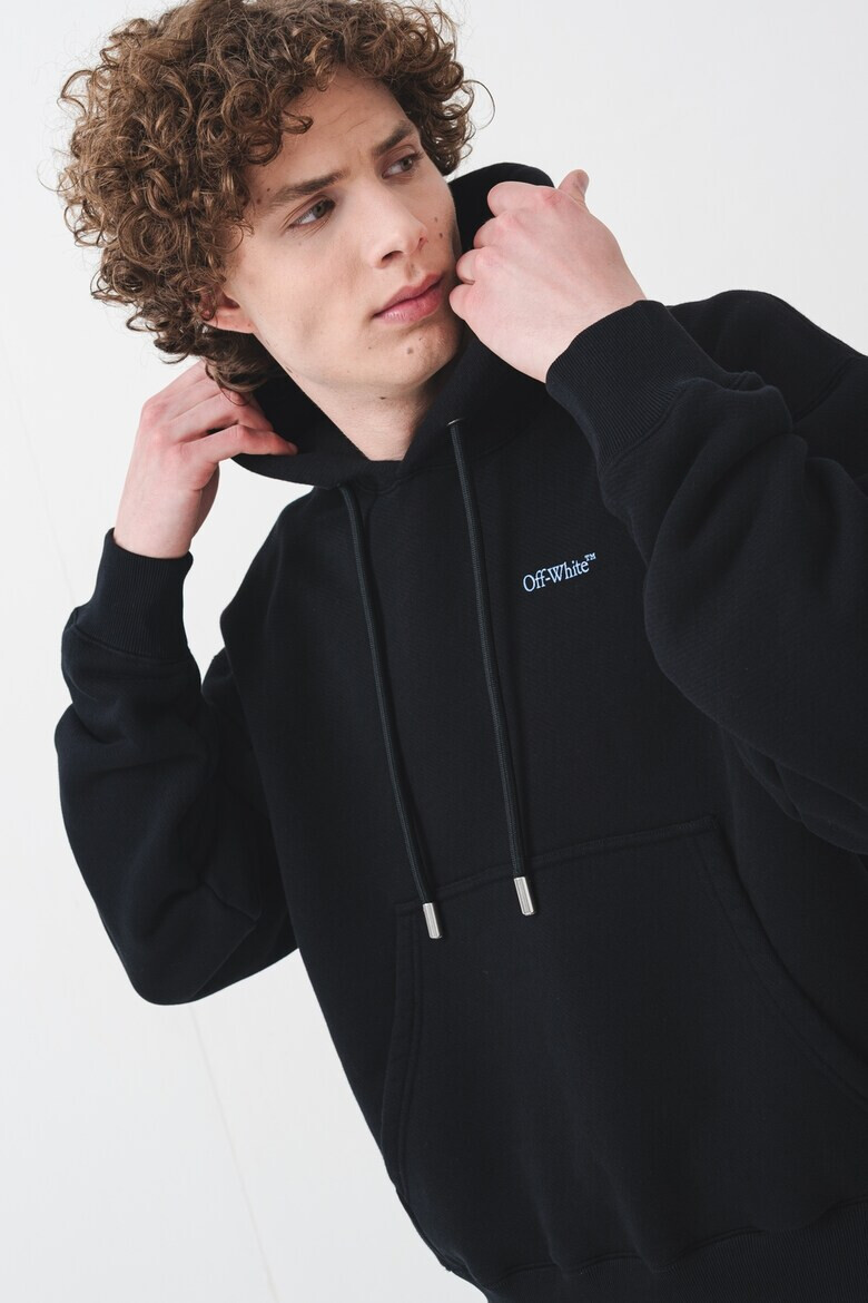 OFF-WHITE Худи с джоб кенгуру - Pepit.bg