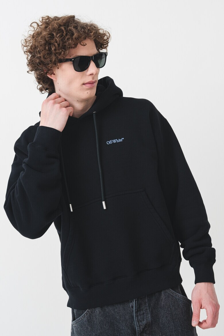 OFF-WHITE Худи с джоб кенгуру - Pepit.bg