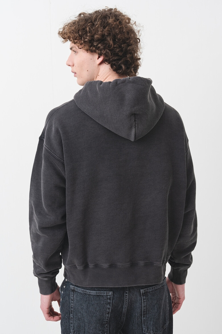 OFF-WHITE Худи с джоб кенгуру и графика - Pepit.bg