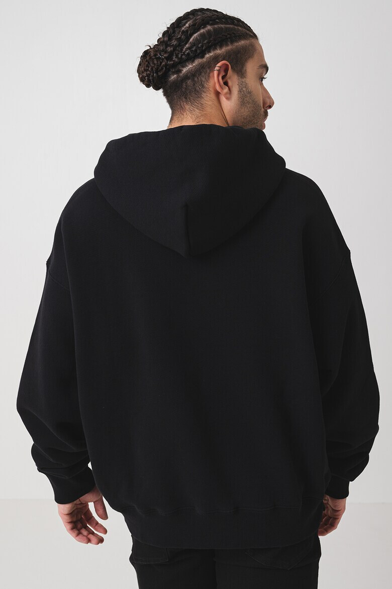 OFF-WHITE Худи с лого - Черен - Pepit.bg