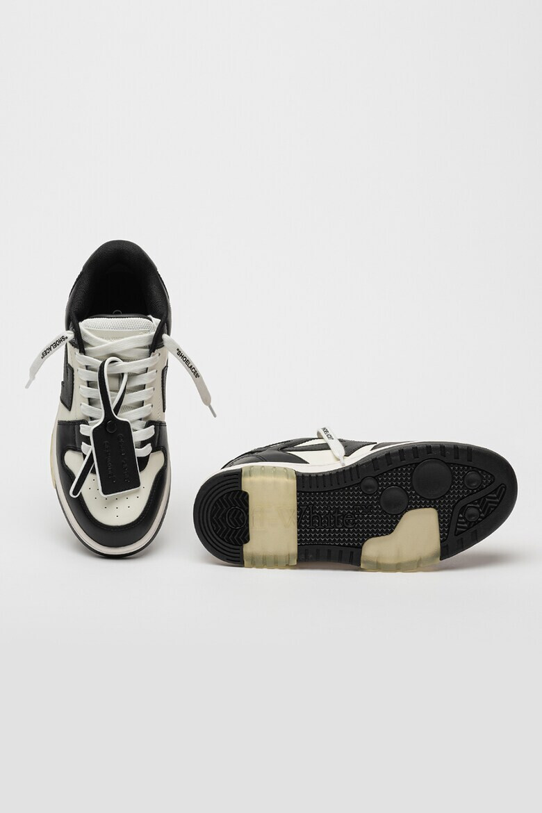 OFF-WHITE Кожени спортни обувки с лого - Pepit.bg