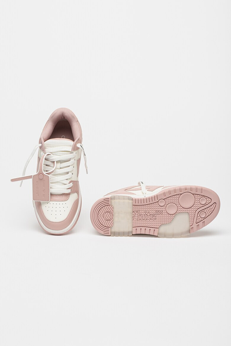 OFF-WHITE Кожени спортни обувки с лого - Pepit.bg