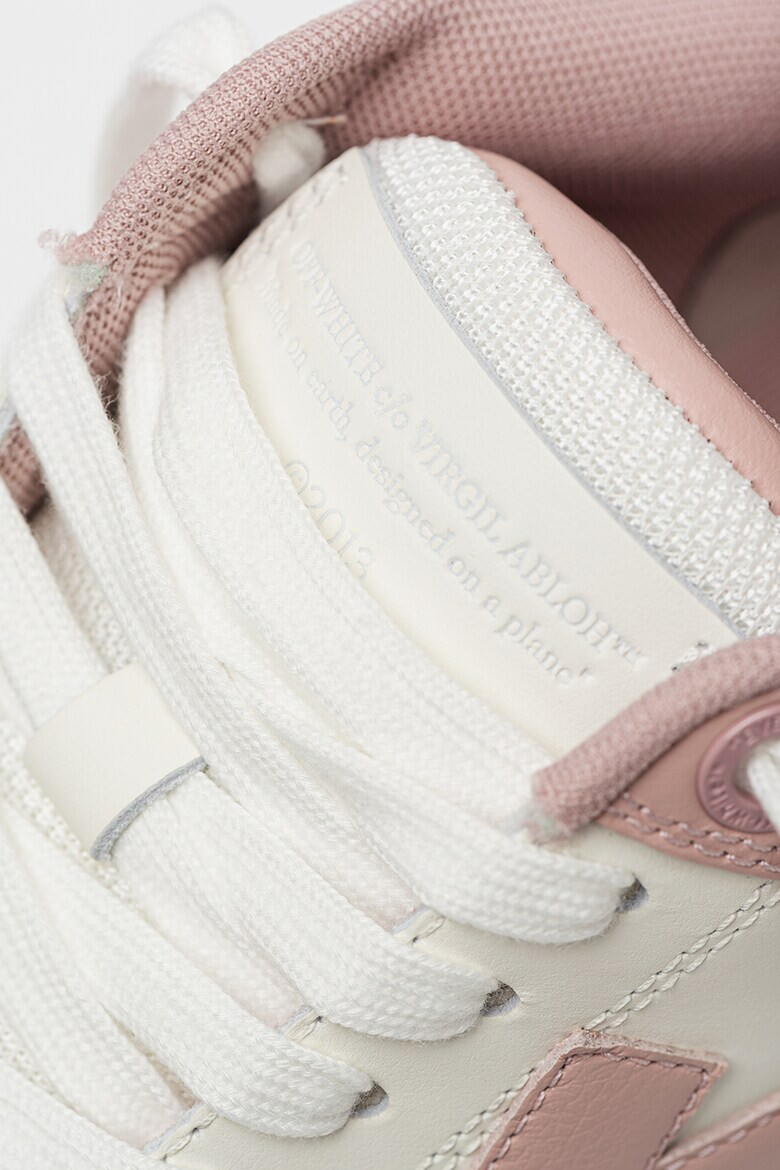 OFF-WHITE Кожени спортни обувки с лого - Pepit.bg