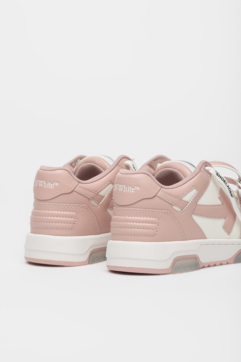 OFF-WHITE Кожени спортни обувки с лого - Pepit.bg