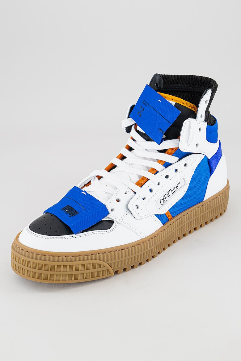 OFF-WHITE Кожени спортни обувки Off Court с контрасти - Pepit.bg