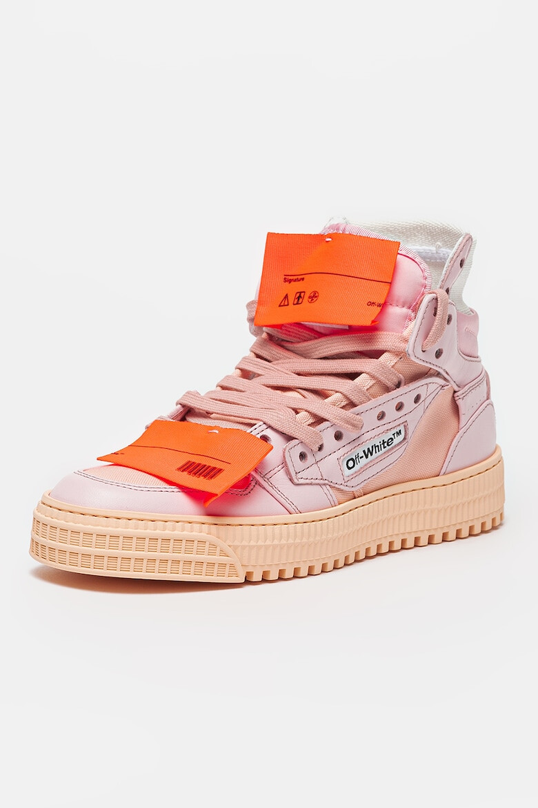 OFF-WHITE Кожени спортни обувки Owia с лого - Pepit.bg